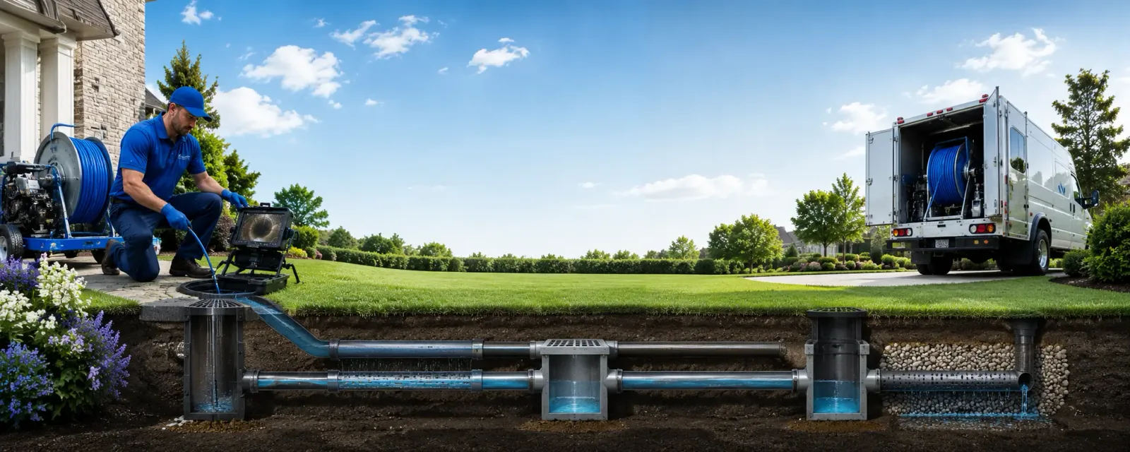 Outdoor drain cleaning information for Kaw City, OK